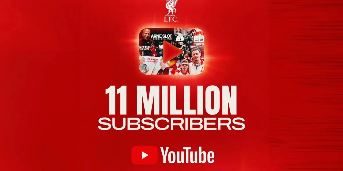 Liverpool FC's official YouTube channel, the most popular among Premier League clubs