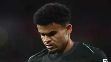 Liverpool winger Luis Diaz