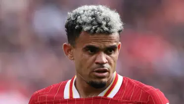 Liverpool winger Luis Diaz