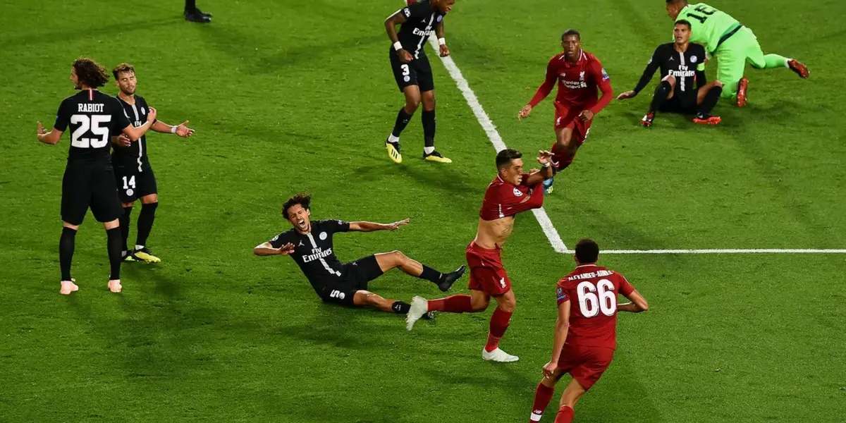 Liverpool's Champions League last-16 meeting with Paris Saint-Germain