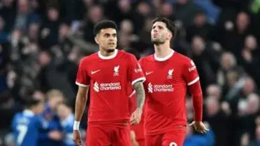 Luis Diaz was involved in the opening goal against Newcastle