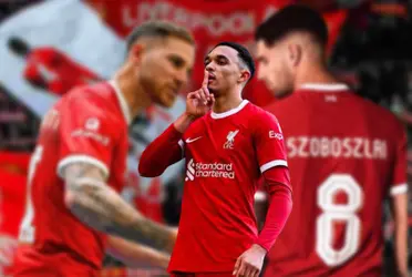 Mac Allister and Szoboszlai angry and TAA happy