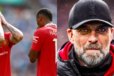 Manchester United can see the great momentum of Liverpool, who lead the Premier League