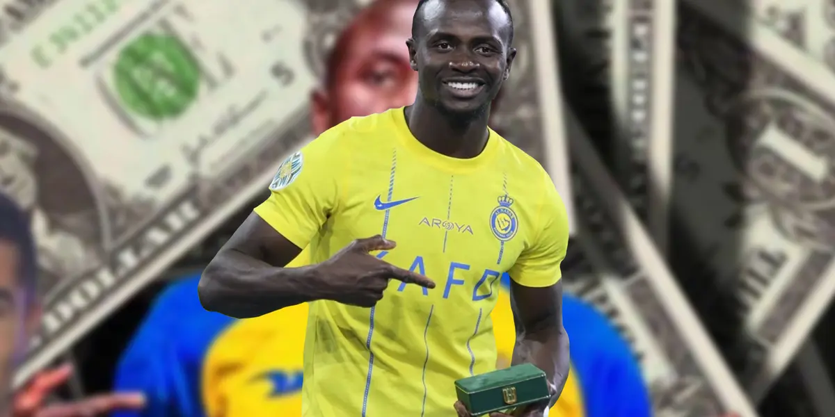 Mane showing off something very expensive
