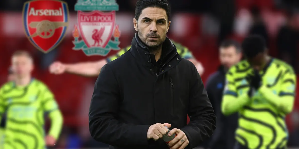 Mikel Arteta very worried and serious