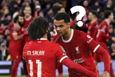 Mohamed Salah and Cody Gakpo together