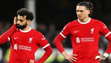 Mohamed Salah and Darwin Nuñez