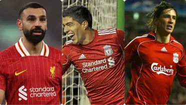 Mohamed Salah, Luis Suárez and Fernando Torres.