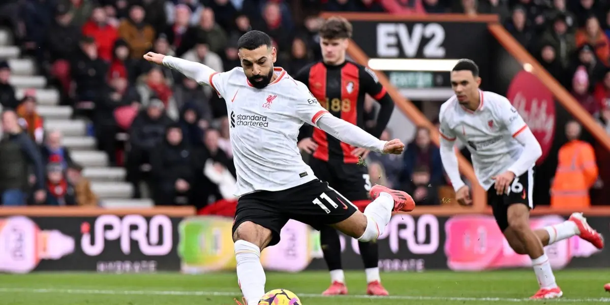 Mohamed Salah reached his 40th penalty success for Liverpool on Saturday