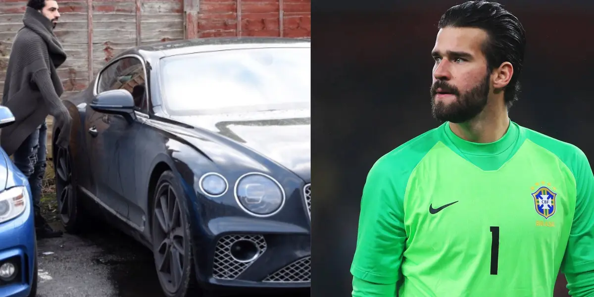 Salah and Alisson Becker