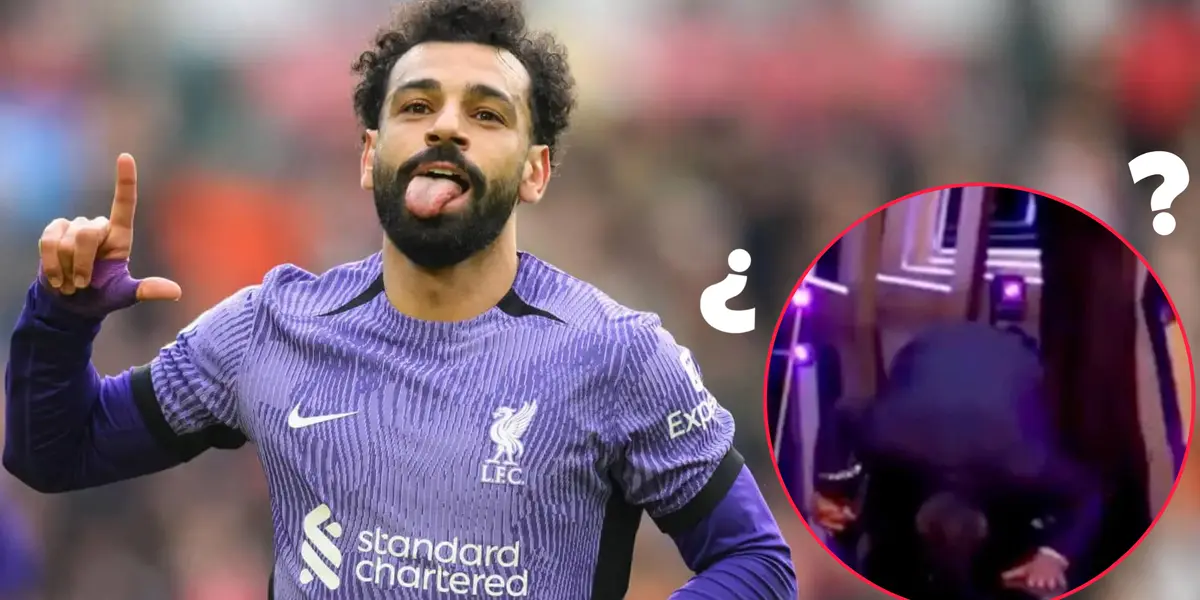 Salah celebrating a goal