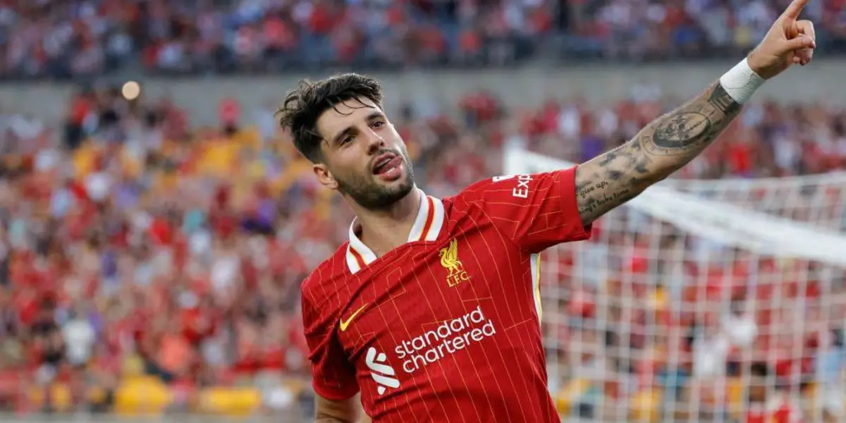 Szoboszlai celebrates Liverpool goal