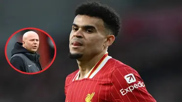 The coach referred to the importance of Luis Díaz on the team