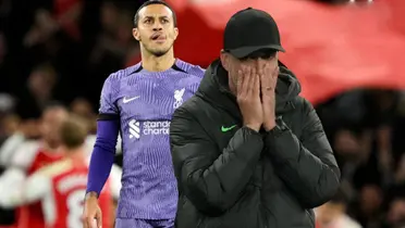 Thiago angry and Klopp surprised