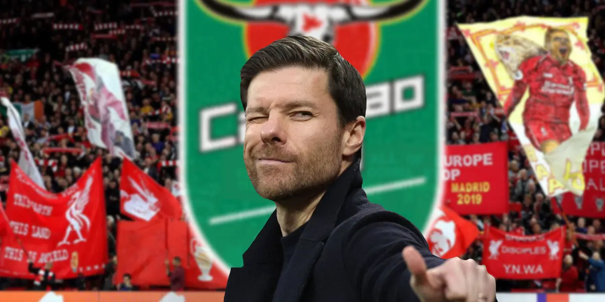 Xabi Alonso with the Reds