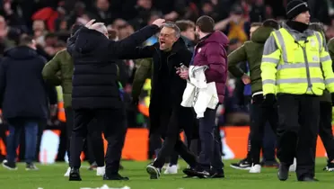 Luis Enrique's team managed to break Anfield's unbeaten run.